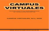 © CAMPUS VIRTUALES, 9(1), 2020 · 2020-03-29 · 5 C a m p u s V i r t u a l e s, 9 (1), 2 0 20 Campus Virtuales, como revista científica que cumple los parámetros internacionalmente
