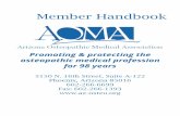 Promoting & protecting the osteopathic medical profession for 98 … · 2019-09-03 · Member Handbook Promoting & protecting the osteopathic medical profession for 98 years 5150