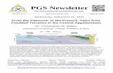 PGS 2016-9 Newsletter - Pittsburgh Geological Society...PGS Honorary Member PAUL W. GARRETT JR. June 27, 1925 - August 13, 2016 A native of Westchester, New York, Paul Garrett served