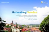 Gothenburg Sweden - European Commission · Gothenburg Sweden The smart city for development, investment and research The world’s most sustainable destination in 2018 The second