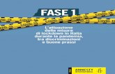 Fase 1 · Fase 1 L’attuazione delle misure di lockdown in Italia durante la pandemia, tra discriminazioni e buone prassi