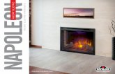 ELECTRIC ELECTRIC FIREPLACES · ASCENT ™ ELECTRIC 33 & 40 MANTEL/ENTERTAINMENT PACKAGES Mantel packages available 14" (356mm) Unit Depth Napoleon's ® Realistic Self-adjusting Flame