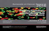 Cancer Evolution: Mechanisms of Vulnerability and Resistance Symposia... · and attach a letter of recommendation. This letter should be on official letterhead, signed by the dean