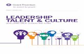 LEADERSHIP TALENT & CULTURE - Grant Thornton Australia · Building leadership capability, we can assist with: • c-suite leadership development • executive and senior leadership