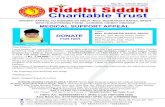 FOR HER - Riddhi Siddhi Charitable Trust...Miss. RUDRAKSHI RAHUL SINGH Age 3 Years From, Miss. RUDRAKSHI RAHUL SINGH Flat No. 203, Rawal Tower, Rawal Nagar, Near Hardik Palace Hotel,