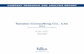 Tanabe Consulting Co., Ltd.fisco.jp/news/pdf/tanabekeiei20200325_e.pdf · The Company, which was founded in Kyoto in 1957, is a pioneer and a major private-sector management consulting