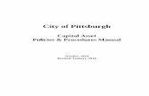 City of Pittsburghapps.pittsburghpa.gov/omb/OMB_Policy_Capital_Asset... · documents utilized by the City's JD Edwards Asset Management Module. Any changes to these policies and procedures