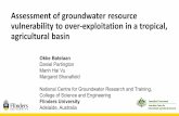 Assessment of groundwater resource vulnerability to over … · 2020-05-02 · Assessment of groundwater resource vulnerability to over-exploitation in a tropical, agricultural basin