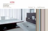 Corian is bathroomsgenuineindia.in/downloads/corian-page-BATHROOM-APPLICATION.pdf · ask your kitchen company or Certified Fabricator for a Corian® preparation board to be supplied