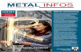 METAL INFOS - UIMM Grand Hainaut...…comme RECRUTEMENT METAL INFOS N 53 - JANVIER 2020 Journal d’information de l’Union des Industries et Métiers de la Métallurgie du Grand