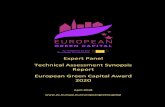 EGCA 2020 Technical Assessment Synopsis Reportec.europa.eu/environment/europeangreencapital/wp-content/... · 2018-06-15 · European Green Capital Award 2020 ‐ Technical Assessment