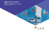 HSU, HSUL & JCU · 2016-03-15 · HSU, HSUL, JCU 2 HSU, HSUL & JCU Model HSU • Cast Iron Hydro-solids pumps. Recessed impeller easily accomodates large, stringy and fibrous solids