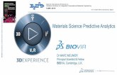 4 3 Materials Science Predictive Analyticscongress.cimne.com/icme2016/admin/files/filepaper/p42.pdf · •Software, Technology & Architecture •Content & Online Services •Sales