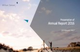 Annual Report 2016 - demant.com · Presentation of Annual Report 2016 23 February 2017. Agenda • Changes within the William Demant Group ... In 2016, we estimate the market unit