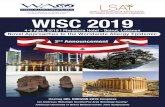 WISC 2019 - World Allergy Organization · 2019-03-11 · Welcome Letter Dear Guests & Colleagues, Welcome to Lebanon !! The Lebanese Society of Allergy & Immunology is proud to partner