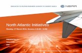 North Atlantic Initiatives · MNPS to PBN Transition Plan • 2020 –All aircraft operating in NAT “PBO” airspace will be authorized RNP 10 (minimum) or RNP 4 –MNPS NavSpec
