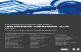 International Arbitration 2016 - Matheson...Brödermann Jahn RA GmbH Burnet, Duckworth & Palmer LLP Cases & Lacambra Chiomenti Studio Legale ... Gerhard Rudolph & Michelle Wright 389