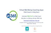 Virtual Well-Being Coaching Apps · Virtual Well-Being Coaching Apps Fitbit Coach or Daily Burn Unlimited FREE PLAY on Fitbit Coach Daily Burn is offering a 60 day FREE trial Click