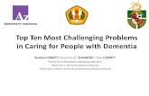 Top Ten Most Challenging Problems in Caring for People ...€¦ · Top Ten Most Challenging Problems in Caring for People with Dementia Yustiani DIKOT1,2,Kusuma 2,3D.SUHARYA2, Tara