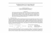 Enhancing Q-Learning for Optimal Asset Allocationpapers.nips.cc/paper/1427-enhancing-q-learning-for... · Asset allocation and portfolio management deal with the distribution of capital