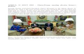 Donald Trump welcomed President Uhuru Kenyatta to the ...burundi-agnews.org/wp-content/uploads/2018/08/bur31082018.pdf · AFRICA: 31 AOUT 2018 – Uhuru,Trump meeting elevates Kenya's