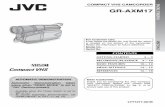 GR-AXM17 INSTRUCTIONS - JVCresources.jvc.com/Resources/00/00/94/LYT1377-001B.pdf2 PROVIDED ACCESSORIES • Battery Packs BN-V12U, BN-V20U, BN-V400U • Compact VHS ( ) Cassettes TC-40