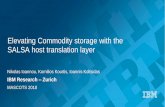 Elevating Commodity storage with the SALSA host translation layermascots/Papers/salsa_pre.pdf · Salsa’s mapping is a flat table with 4 bytes per entry – 4KiB mappings: 1GiB RAM