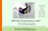 Will my gravestone last? presentation · Will my gravestone last? Workshop video run times m s m s CASE – Cognitive Acceleration through Science Education 21 51 Using CASE: 6 24