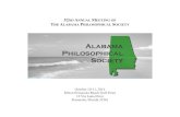 52ND ANNUAL MEETING OF THE ALABAMA PHILOSOPHICAL …alphilsoc.org/aps-2014-schedule.pdfProgram for the 52nd Annual Meeting of The Alabama Philosophical Society 3 FRIDAY, OCTOBER 10TH,