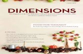 FALL 2019 DIMENSIONS · Revitalizing Indigenous Knowledge about Healthy Eating • New Models of Dementia Residences Around the World • S.O.A.R Program Takes People to New Heights