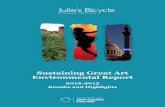 Sustaining Great Art Environmental Report...8 Sustaining Great Art Environmental Report 2012-2015 Results and Highlights 9 • This initiative has reinforced a sustainability movement
