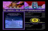 St. John - St. Paul Collaborative · Renee Curtin Paula Gomez Tim Curtin Liz Curtin Ann Swanson Cantor Kelly Meraw — Maria Wardwell Kelly Meraw St. Paul ... PAUL BUSINESS OFFICES