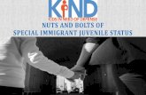 NUTS AND BOLTS OF SPECIAL IMMIGRANT JUVENILE STATUS€¦ · Salvador, Guatemala, Honduras. STAGE 3: LAWFUL PERMANENT RESIDENT STATUS. RIGHTS • Live and work permanently in the U.S.