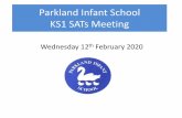 Parkland Infant School KS1 SATs Meeting · KS1 SATs Meeting Wednesday 12th February 2020. What are SAT assessments and why do children have to take them? ... • 2016 saw a number