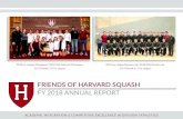 FRIENDS OF HARVARD SQUASH FY 2018 ANNUAL …...FRIENDS OF HARVARD SQUASH FY18 DONOR LIST $100,000+ Anonymous $10,000-$14,999 Adam R. and Janet K. Waterous P ’21, ’18, ’14 Gordon