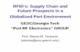 RFID’s: Supply Chain and Future Prospects in a Globalized ......Jan 29, 2006  · Thin Film Batteries Ultra thin film batteries (Total thickness = 0.3 mm) Main Characteristics: •High