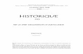 Historique des 58ème et 258ème régiments d’artillerietableaudhonneur.free.fr/58-258eRAC.pdf · le plateau de Craonne, le Chemin des Dames, Berry-au-Bac et Corbeny. Des batteries