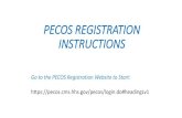PECOS REGISTRATION INSTRUCTIONS · 2017-10-27 · PECOS supports the Medicare Provider and Supplier enrollment process by a owing reg stered users to securely and ... You are accessing