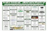 6A Serv Direct service directory - manisteenews.com CLS.pdf · 5 hours ago  · au t or n chs v le. m CLEANING SERVICES MANISTEE CLEANING SOLUTIONS • Laundromat • Dry Cleaning