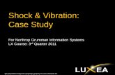 Shock & Vibration: Case Study€¦ · CLASS NOTES & SOFTWARE •Class notes will be available for download from Luxea.com next week. •LuxCalc Tools v1.2.3 will be downloadable from