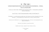 UNIVERSIDAD INTERNACIONAL DEL ECUADORrepositorio.uide.edu.ec/bitstream/37000/2223/1/T-UIDE-1604.pdfEl proyecto de investigación “DISEÑO Y CONSTRUCCIÓN DE UN PROTOTIPO ROBÓTICO
