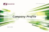 Axiomtek company profile€¦ · Company Profile April, 2016 . Axiomtek Company Profile 2 Milestone . Axiomtek Company Profile 3 May 1990 Founded in New Taipei City, Taiwan, started