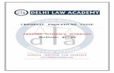 CRIMINAL PROCEDURE CODE · 2020-06-14 · CRIMINAL PROCEDURE CODE ARRESTS WITHOUT WARRANT Sections: 41 - 43 Delhi Law Academy – India’s Finest Law Coaching JUDICIAL SERVICES,