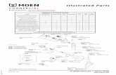 Illustrated Parts - Moen · 2017-08-23 · Illustrated Parts. TO ORDER PARTS CALL: 1-800-BUY-MOEN . 8343pt Rev. 4/17. COMMERCIA L. Order by Part Number. H C OFF. Lever Handle Kit.