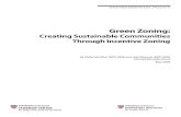 Creating Sustainable Communities - Harvard University · policy analysis exercise submission for the taubman center urban prize green zoning: creating sustainable communities through