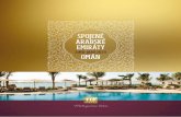 SPOJENÉ ARABSKÉ EMIRÁTY Spojené Arabské Emiráty 5 a posezením • hlavní restaurace Mozaique • lobby bar (za poplatek) • restaurace Wa-ves (za poplatek) • plážový