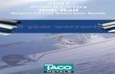 COLORS - Pier Supply · technical hotline 800.653.8567 • TACOmarine.com Glacier Bay Catamarans Rub Rail Page Insert Page V11-0809BKA 11 V12-0810 30 V11-0809WHA 11 V12-0810 30 V21-9501BKA