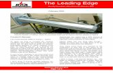 The Leading Edge · Please Help!!! We are looking for ideas, hints, tips, tools, and other information for future issues of the Leading Edge newsletter. Please send your ideas, building