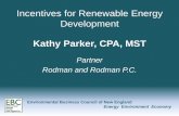 Incentives for Renewable Energy Developments3.amazonaws.com/ebcne-web-content/fileadmin/pres/... · 1. Specified energy properties are depreciable properties that are, among others,
