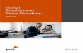 Global Employment Taxes Newsletter - PwC · 2018-07-01 · employees with company cars. The new regulation applies to vehicles purchased, leased or rented in the period from 1 January